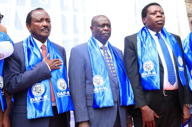 Gachagua, Kalonzo join DAP-K Launch in bid to unseat Ruto in 2027