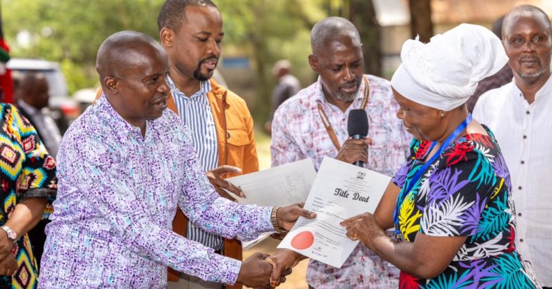 DP Kindiki presides over issuance of over 3,500 title deeds in Taita Taveta