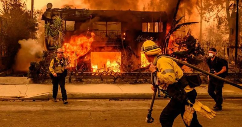 LA braces for stronger winds as fires continue to burn