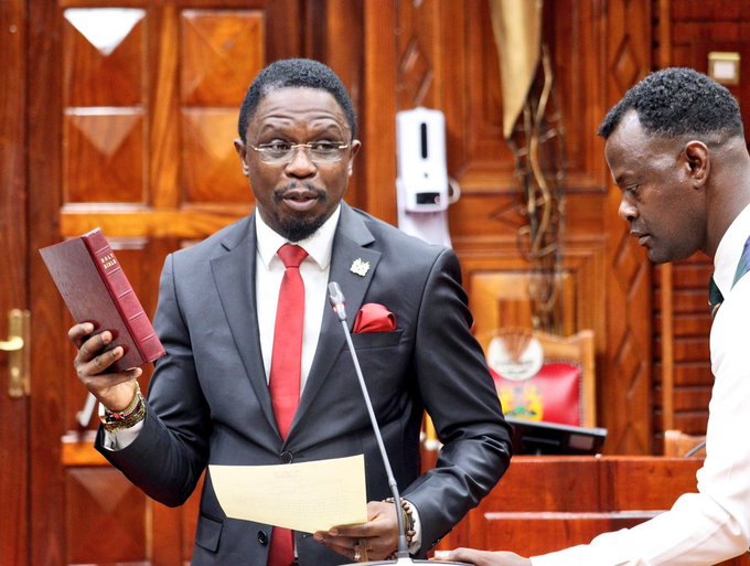Namwamba declares Sh500mn net worth during vetting for UNEP post