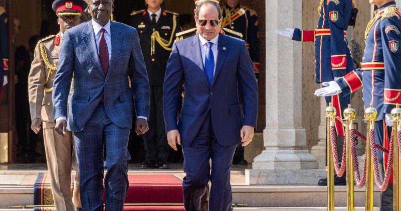 President Ruto in Egypt for a two-day state visit