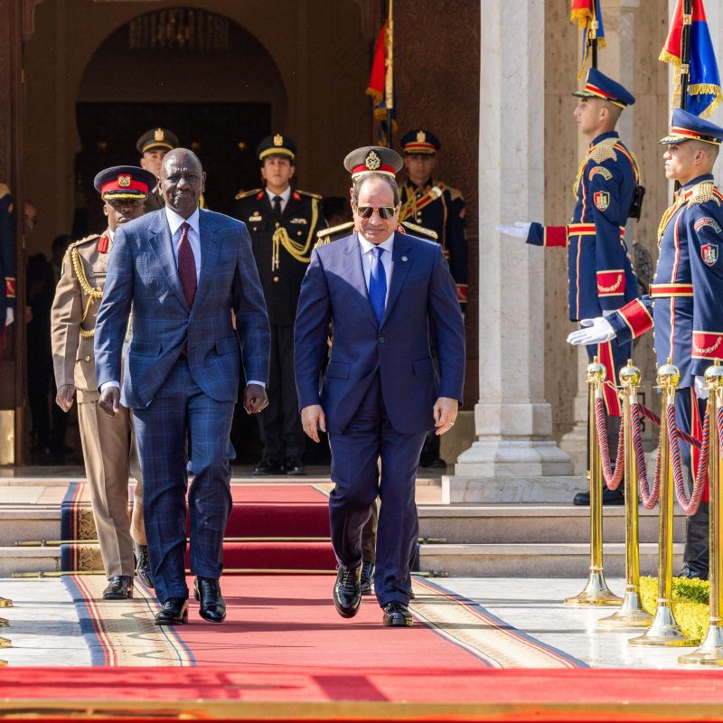 President Ruto in Egypt for a two-day state visit