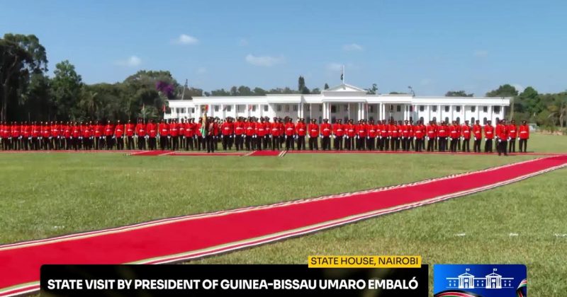 Ruto welcomes Guinea-Bissau’s Embaló for State Visit