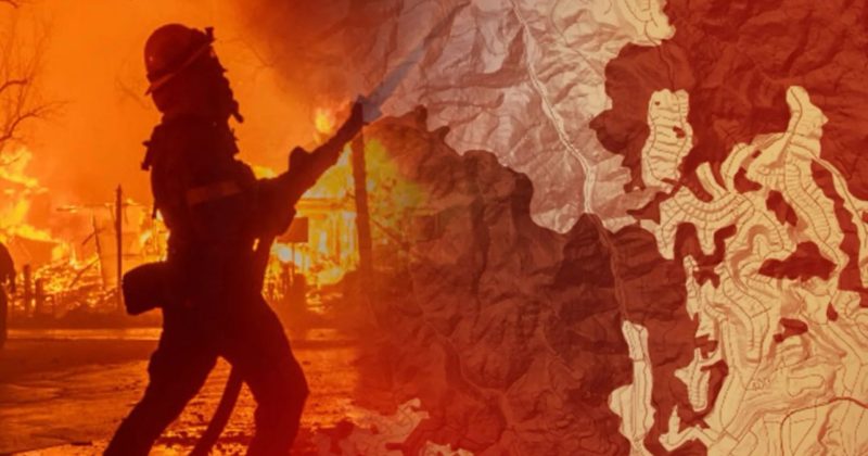 In maps: Thousands of acres on fire in LA