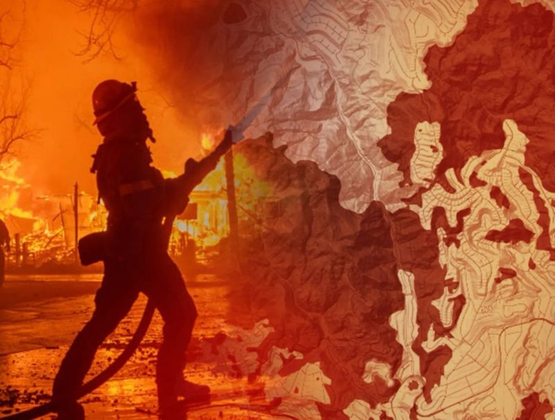 In maps: Thousands of acres on fire in LA