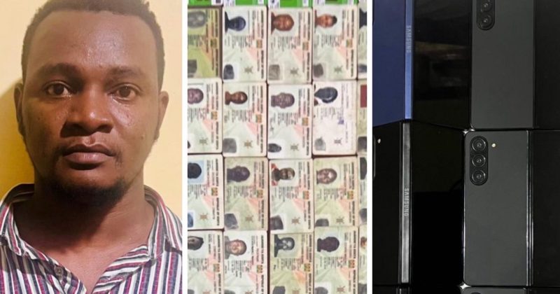 DCI Arrests Suspect Behind Fraud Scheme Involving Stolen IDs and Fake Phones