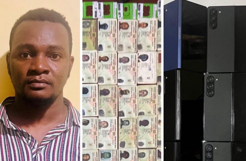 DCI Arrests Suspect Behind Fraud Scheme Involving Stolen IDs and Fake Phones