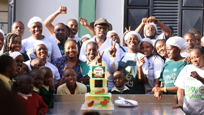 Sakaja’s Dishi na County Kitchens Mark One-Year Anniversary with 8 Million Meals Served
