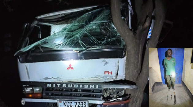 Lone highway robber apprehended after crashing while fleeing police