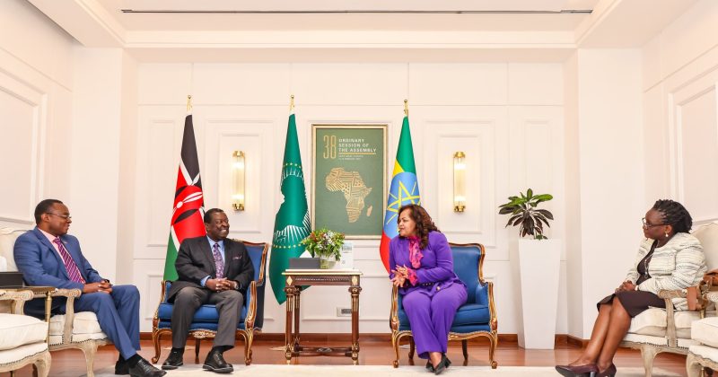 Mudavadi Leads Final Push for Raila’s AU Bid in Addis