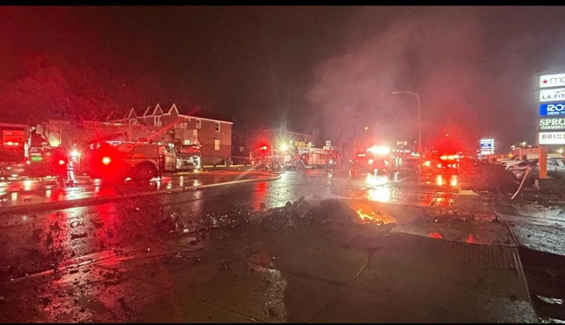Medical jet with six aboard crashes into Philadelphia neighbourhood