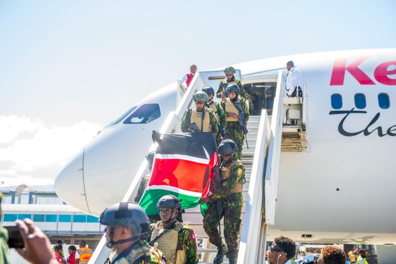 Fourth contingent of 144 Kenyan officers arrives in Haiti to battle gangs