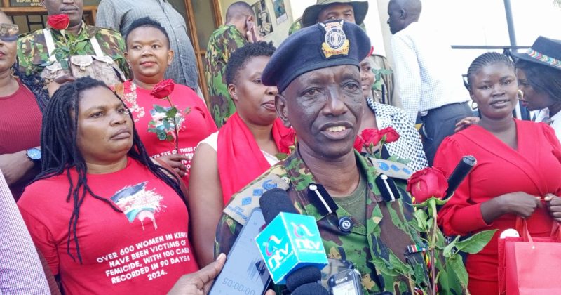 Civil society showers Kisumu Central Police officers with love on Valentine’s day