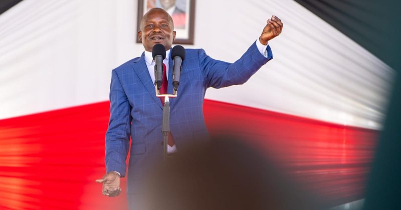 I am not interested in political exchanges but development: Kindiki tells govt critics