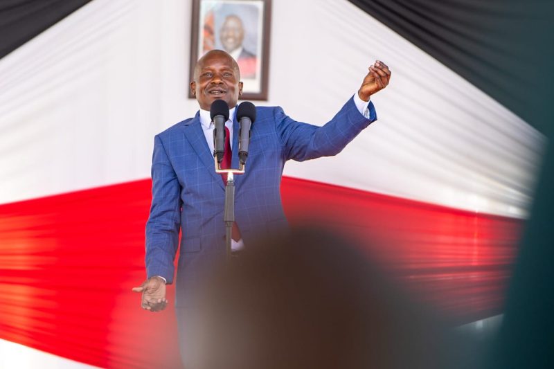 I am not interested in political exchanges but development: Kindiki tells govt critics