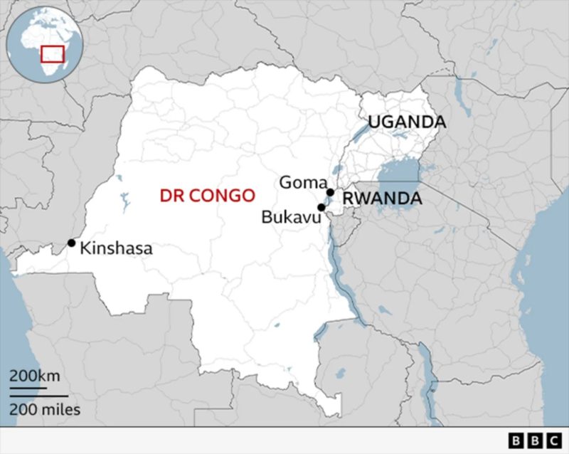 DR Congo rebels capture airport as they advance in east