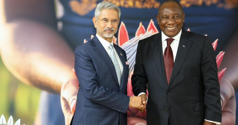 Jaishankar Backs South Africa’s G20 Agenda in Meeting with President Ramaphosa