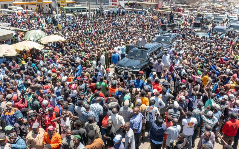 President Ruto wraps up City ‘inspection tour’, urges residents to support re-election bid.