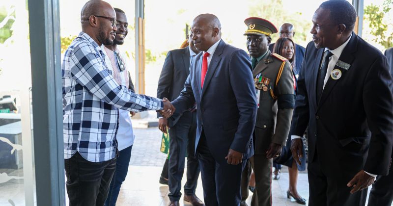 Kindiki defends economic policies in meeting with Kenyans in Namibia