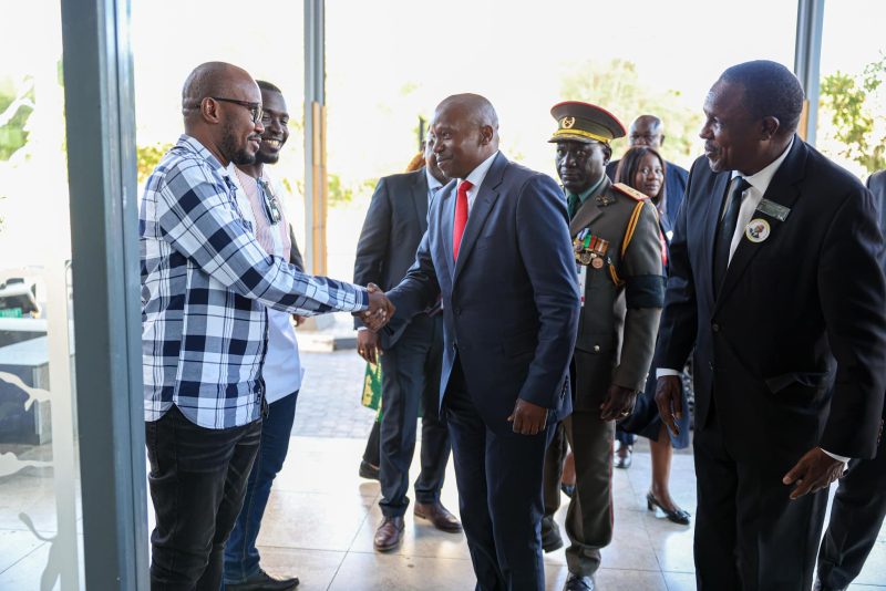 Kindiki defends economic policies in meeting with Kenyans in Namibia