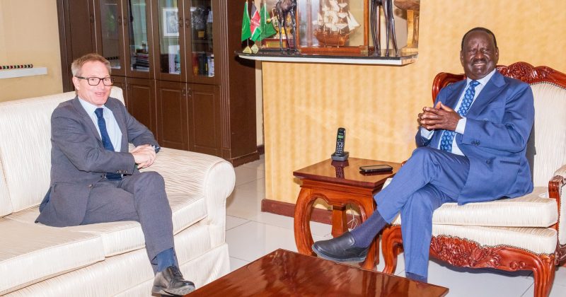 Raila lauds shift from aid to patnerships in meeting with Wigan