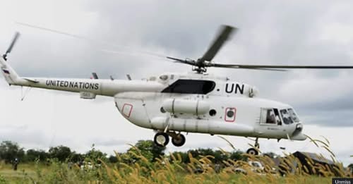 Several dead after UN helicopter shot at in South Sudan