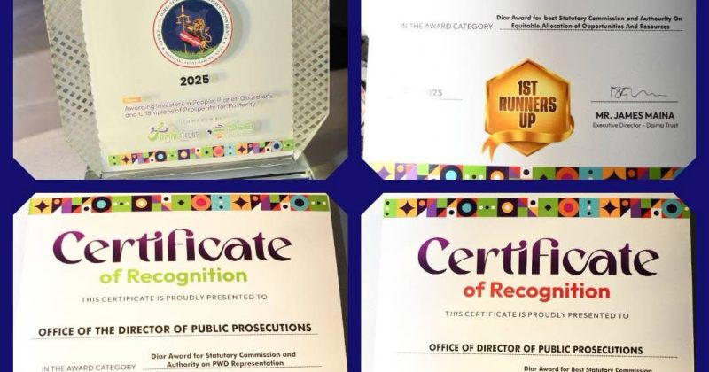 ODPP wins four awards at 2025 DIAR gala