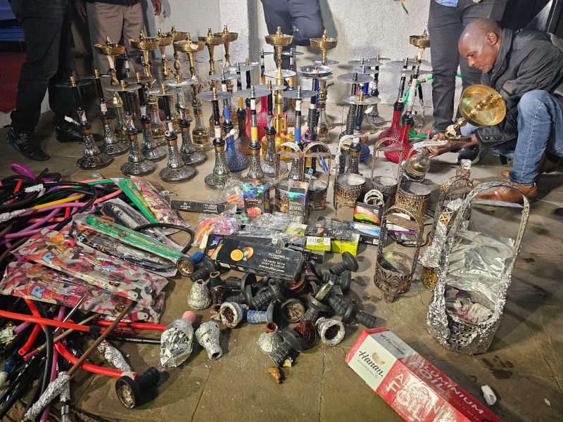 3 people arrested during NACADA Shisha raid in Nairobi