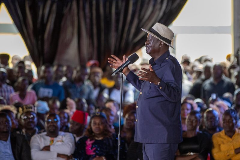Raila demands devolution of Fuel Levy and NG-CDF Funds