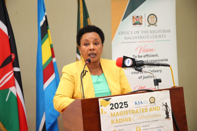 DCJ Mwilu urges judicial officers to uphold fairness, independence and integrity