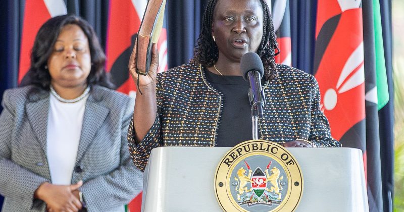 Two Cabinet and 14 Principal Secretaries take oath of office