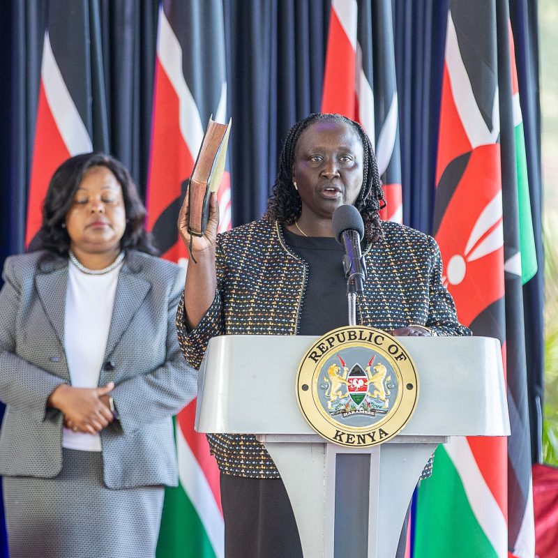 Two Cabinet and 14 Principal Secretaries take oath of office