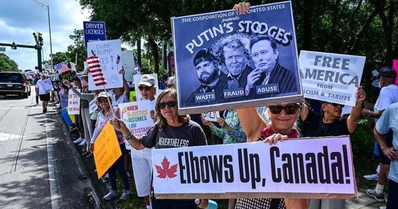 Anti-Trump protests held in cities across the US