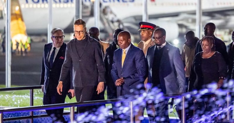 Finnish President Alexander Stubb begins 3-day historic state visit to Kenya