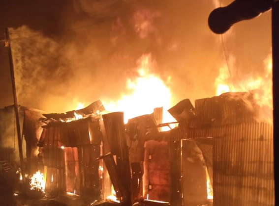 Gikomba traders counting losses after fire destroys property