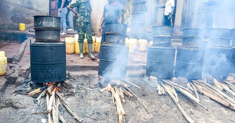 Police crack down on illicit brews in Kisii, arrest four suspects