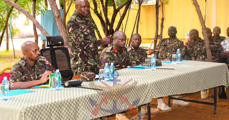 KDF assesses Operation Maliza Ujangili in Wajir