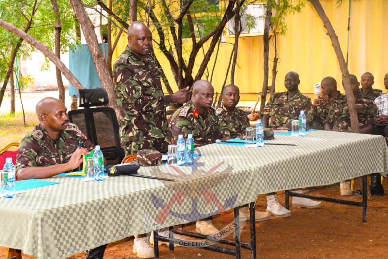 KDF assesses Operation Maliza Ujangili in Wajir