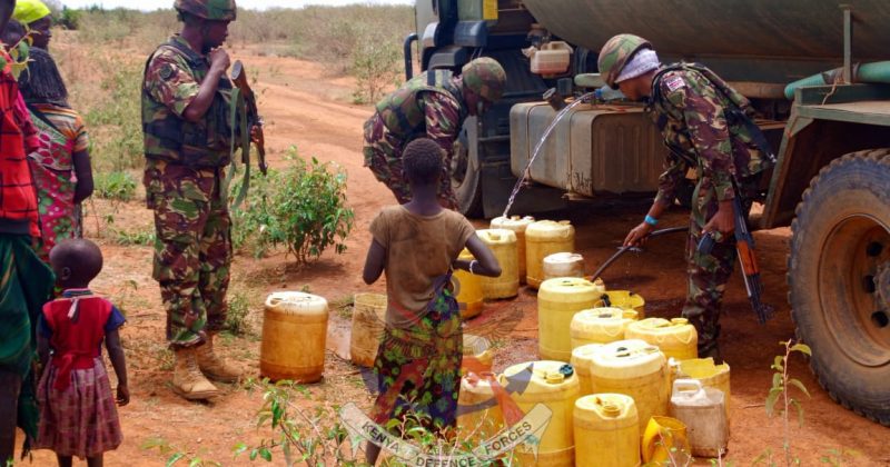 KDF officers engage communities in Laikipia