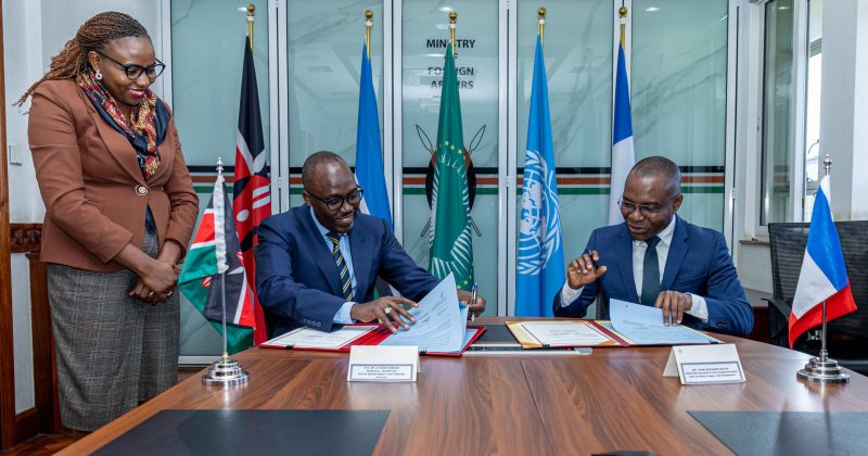 Kenya, France ink deal to allow employment of diplomatic dependents