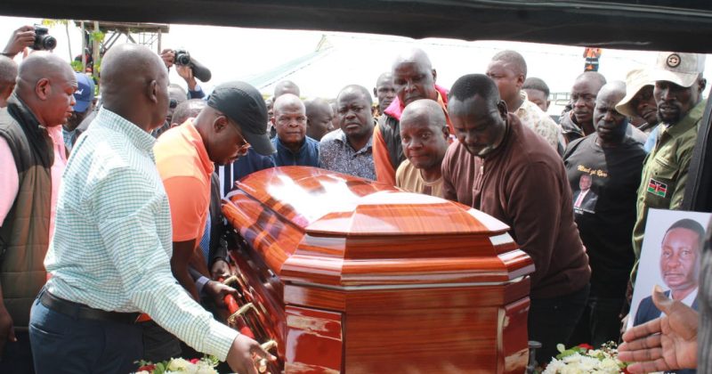 Body of Kasipul MP Were flown to Homa Bay ahead of tomorrow’s burial