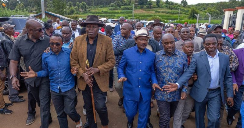 Gachagua hosts opposition leaders at his Wamunyoro home