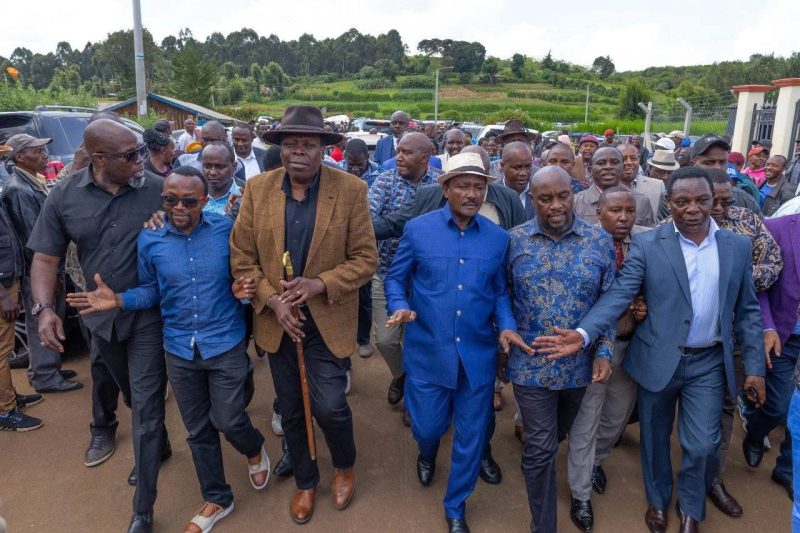Gachagua hosts opposition leaders at his Wamunyoro home