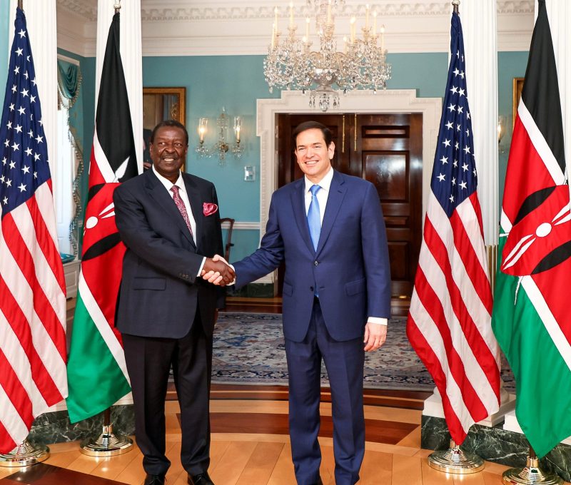 Rubio hails Kenya’s leadership of Haiti Security Mission during talks with Mudavadi