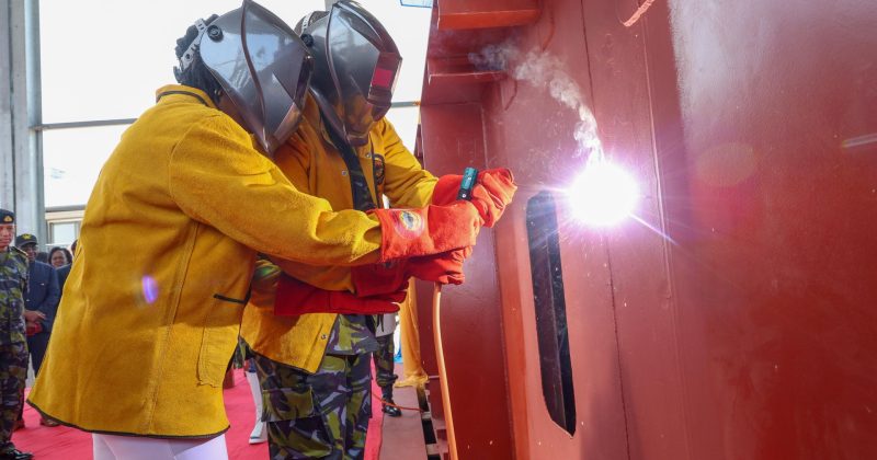 CS Tuya launches construction of a ferry in Kisumu