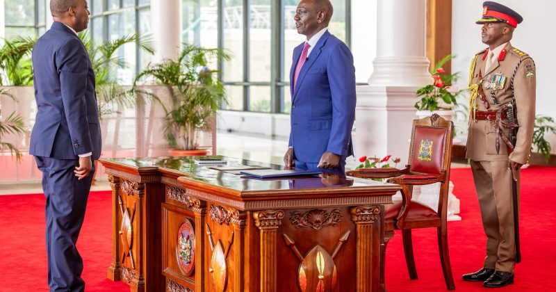 President Ruto receives credentials from six newly appointed envoys