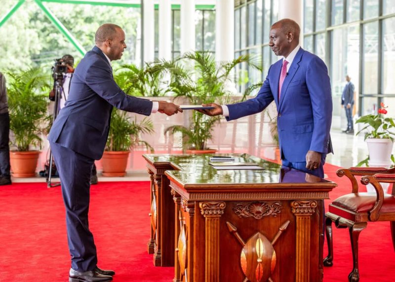 New Rwandan Envoy Ernest Rwamucyo pledges to strengthen historic ties with Kenya during his tour of duty