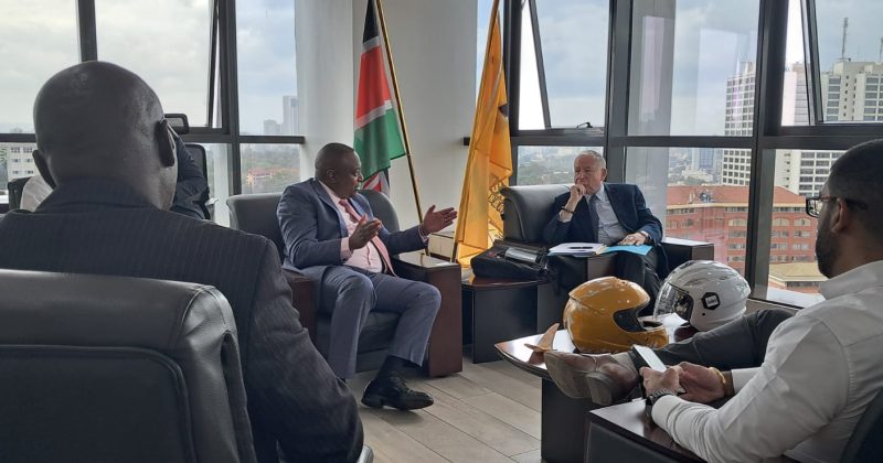 NTSA boss meets UN Road Safety envoy to discuss Bodaboda, pedestrian safety