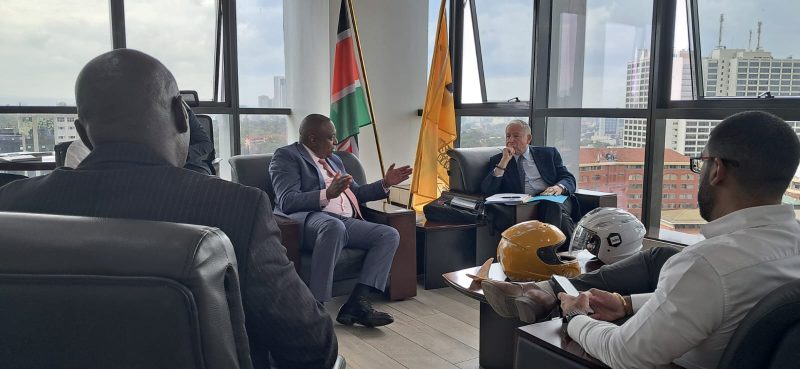 NTSA boss meets UN Road Safety envoy to discuss Bodaboda, pedestrian safety