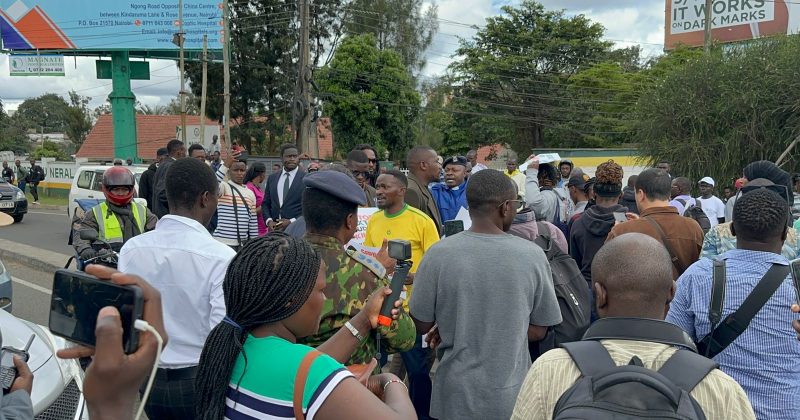 Protestors block City Mortuary roundabout as influencer Albert Ojwang’s autopsy proceeds